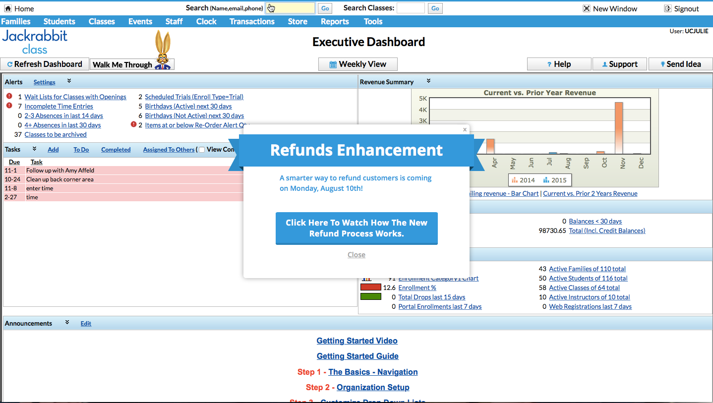 Refund screenshot