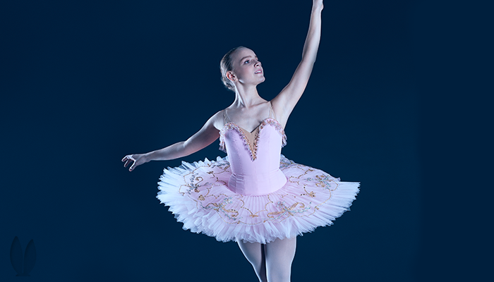 Ballet dancer during recital