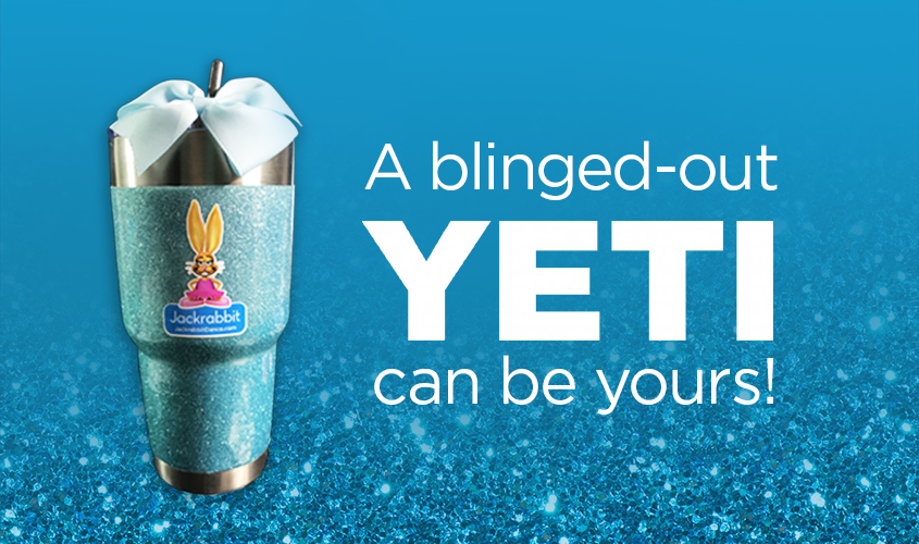 A blinged-out YETI can be yours!
