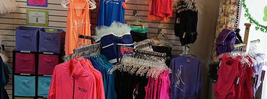Miller Street Dance Academy is managing its merchandise and apparel using the Point of Sale feature in Jackrabbit Dance.
