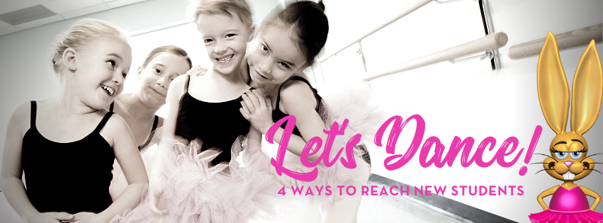 Dance students posing in ballet studio. 4 Ways to Reach New Students