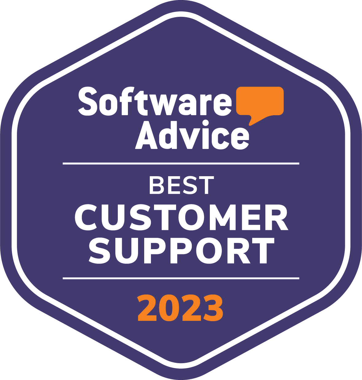 2023 Best Customer Support - Software Advice