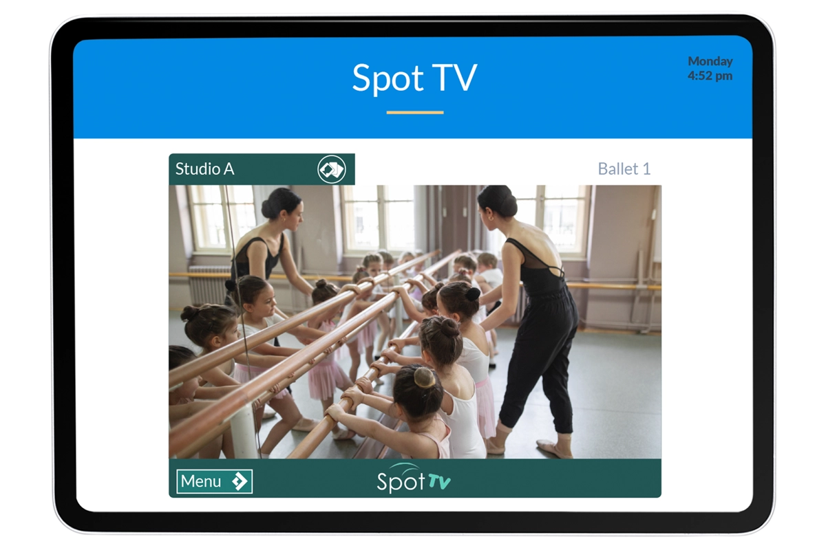 spot tv parent viewing screen tablet
