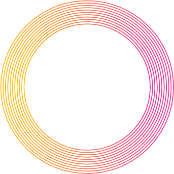 gradient circles pink yellow