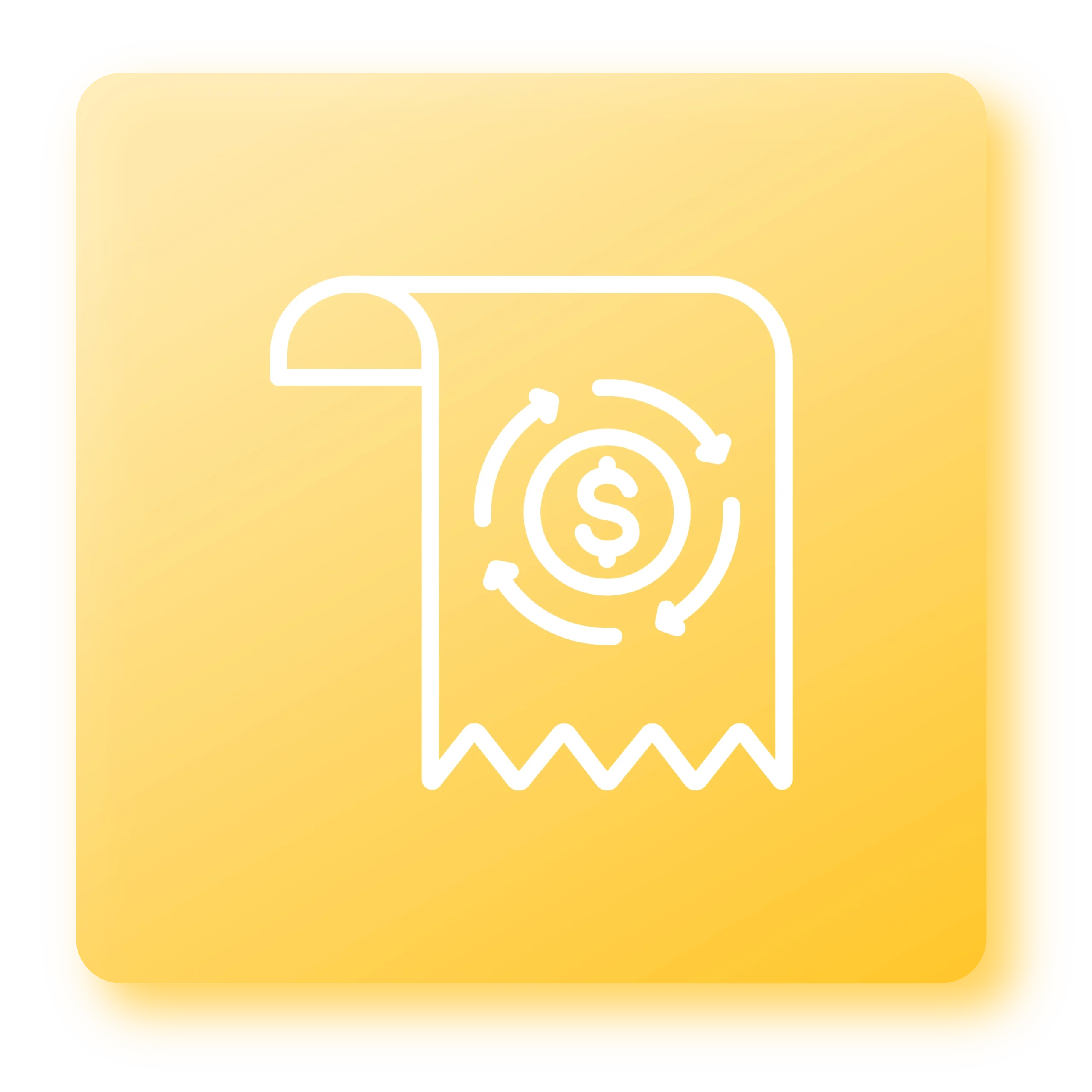 yellow billing icon