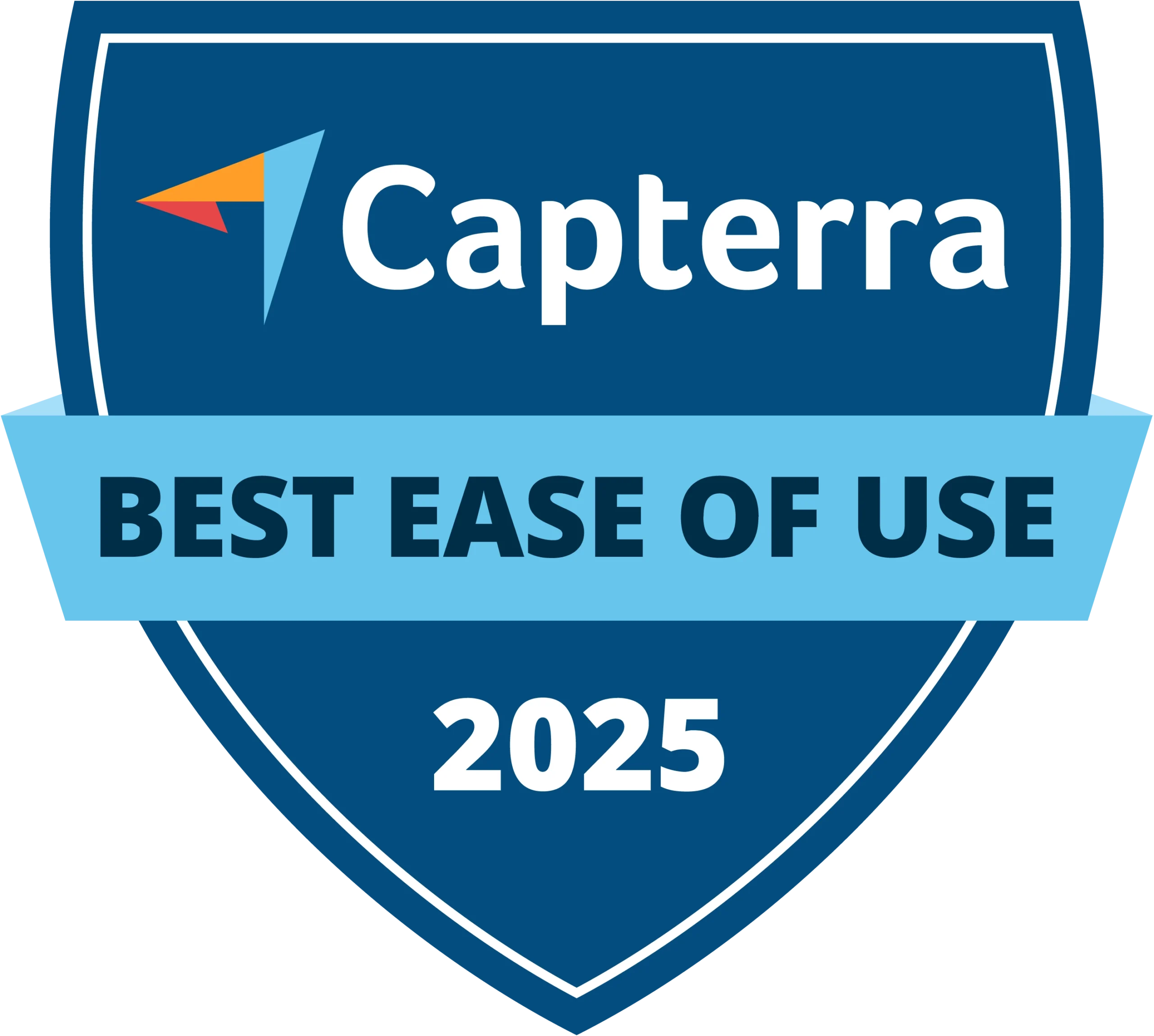 badge best ease of use capterra 2025