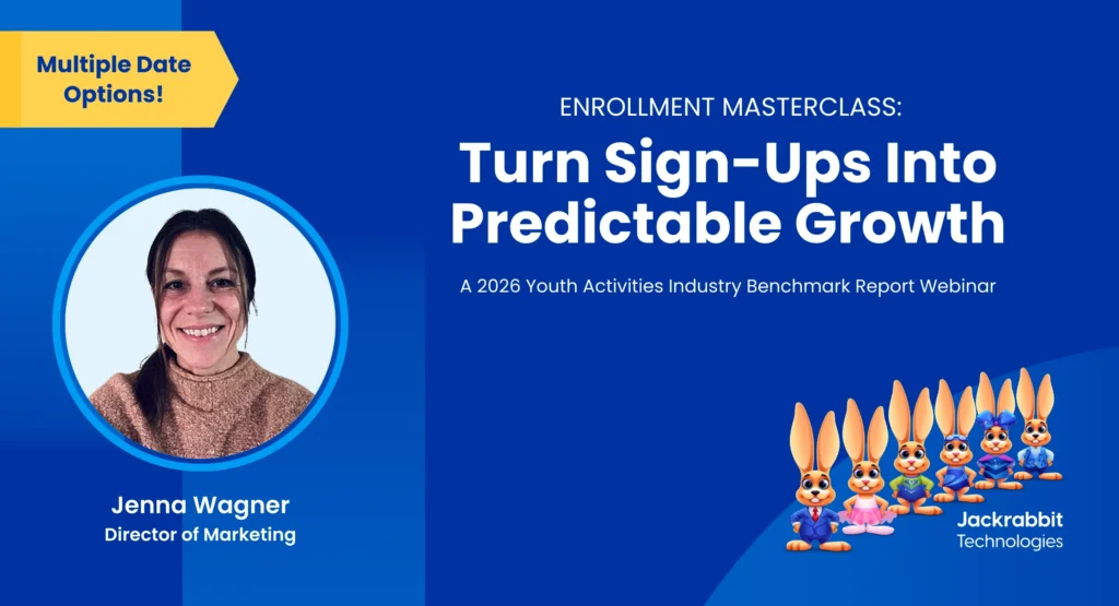 benchmark report enrollment masterclass bunnies jackrabbit technologies