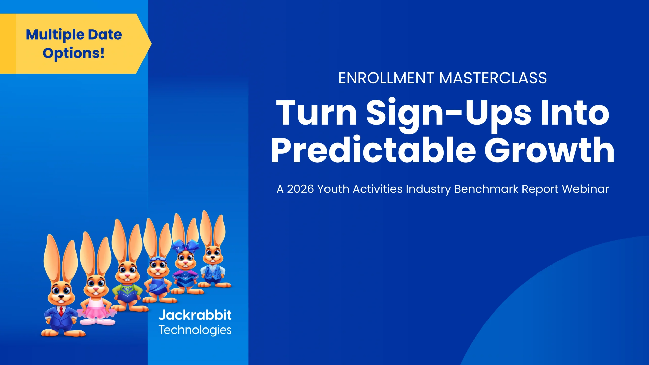 benchmark report enrollment masterclass bunnies jackrabbit technologies