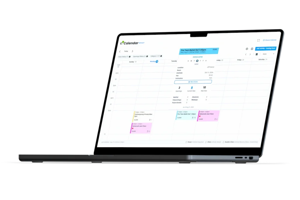 laptop calendar